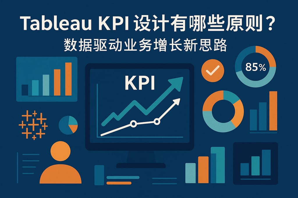 Tableau KPI设计有哪些原则？数据驱动业务增长新思路